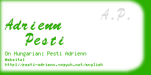 adrienn pesti business card